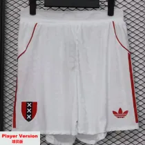 2025-26 Ajax White Player Version Shorts Pants (球员短裤)周年标