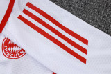2025-26 Bayern White Short shirts and Long trousers Suit #C2516