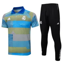 2025-26 RMA Blue Polo Tracksuit #C2513