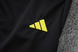 2025-26 Man Utd Black Jacket Tracksuit # A2526(绿标)