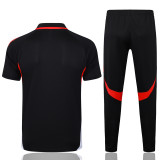 2025-26 Bayern Black Short shirts and Long trousers Suit #C2515