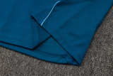 2025-26 JUV Royal blue Half Pull Tracksuit #B2532(半拉链)
