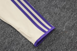 2025-26 RMA Khaki Half Pull Tracksuit #B2536(半拉链)