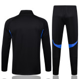 2025-26 Man Utd Black Jacket Tracksuit # A2526(绿标)