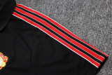 2025-26  Man Utd Black Short shirts and Long trousers Suit #C2518