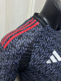 2025-26 Man Utd Grey Black Special Edition Player Version Training shirts