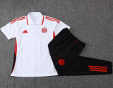 2025-26 Bayern White Short shirts and Long trousers Suit #C2516