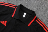 2025-26 Bayern Black Short shirts and Long trousers Suit #C2515