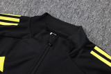 2025-26 Man Utd Black Jacket Tracksuit # A2526(绿标)