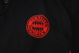 2025-26 Bayern Black Short shirts and Long trousers Suit #C2515