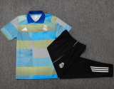 2025-26 RMA Blue Short shirts and Long trousers Suit #C2513