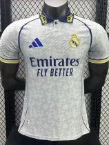 2025-26 RMA White Special Edition Player Version Training Shirts (蓝标)