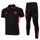 2025-26 Bayern Black Short shirts and Long trousers Suit #C2515