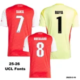 2025-26 ARS Yellow Red Fans Training Shirts