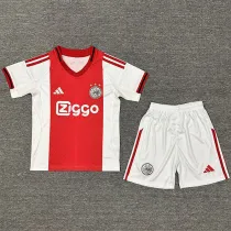 2025-26 Ajax Home Kids Soccer Jersey