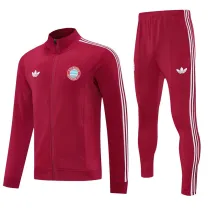 2025-26 Bayern Jujube red Jacket Tracksuit