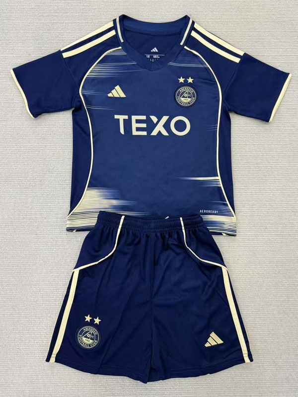 2025-26 Aberdeen Away Kids Soccer Jersey