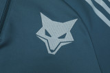 2025-26 Cruzeiro Dark green Kids Half Pull Tracksuit (童装)(半拉链)