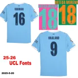 2025-26 Man City Away Player Version Soccer Jersey