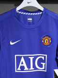 2008-2009 Man Utd Third Player Version 长袖球员 Long Sleeve Retro Soccer Jersey
