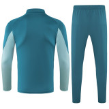2025-26 Cruzeiro Dark green Kids Half Pull Tracksuit (童装)(半拉链)