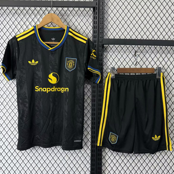 2025-26 Man Utd Third Kids Soccer Jersey