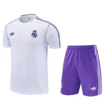 2025-26 RMA White Training Short Suit