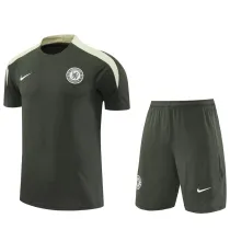 2025-26 CHE Army green Training Short Suit