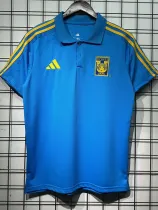 2025-26 Tigres UANL Blue Polo Short Sleeve