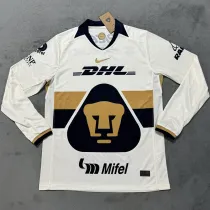 2025-26 Pumas UNAM Home Long Sleeve Soccer Jersey (长袖)