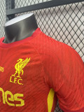 2025-26 LIV Red CHampions 20 times Player Version Training shirts
