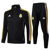 2025-26 RMA Black Jacket Tracksuit #A2529