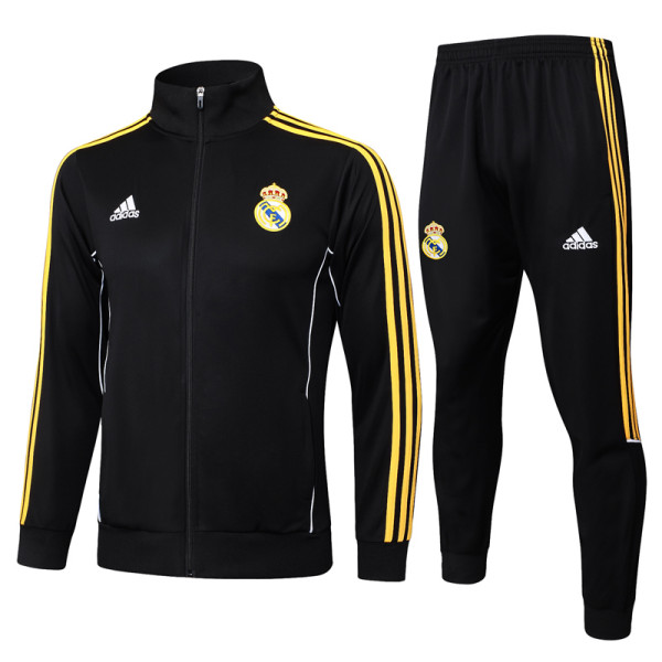 2025-26 RMA Black Jacket Tracksuit #A2529