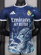 2025-26 RMA Dark Blue Special Edition Player Version Training Shirts (狮头)
