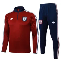 2025-26 ARS Jujube red Half Pull Tracksuit #B2539(半拉链)