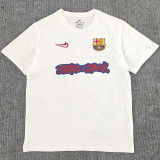 2025-26 BAR White High Quality Casual T-Shirt #圆领彩标