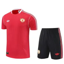 2025-26 Man Utd Red Training Short Suit