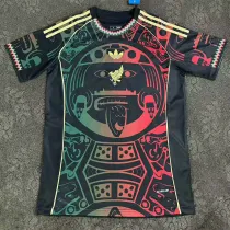 2025-26 Mexico Black Red Special Edition Fans Soccer Jersey