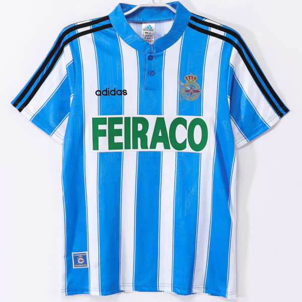 1997-1998 La Coruna Home Retro Soccer Jersey