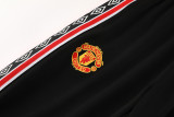 2025-26 Man Utd Black Jacket Tracksuit #02