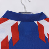 1990-1991 France Home Retro Soccer Jersey