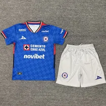 2025-26 Cruz Azul Home Kids Soccer Jersey