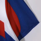 1990-1991 France Home Retro Soccer Jersey