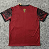 2025-26 Brazil Red Black Special Edition Fans Soccer Jersey (黑标)