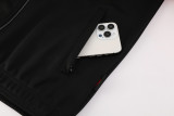 2025-26 Man Utd Black Jacket Tracksuit #02