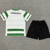 2025-26 Sporting Lisbon Home Kids Soccer Jersey