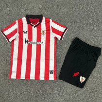 2025-26 Bilbao Home Kids Soccer Jersey