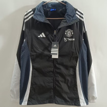 2025-26 Man Utd Black Windbreaker