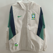 2025-26 Brazil White Windbreaker