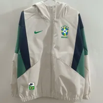 2025-26 Brazil White Windbreaker